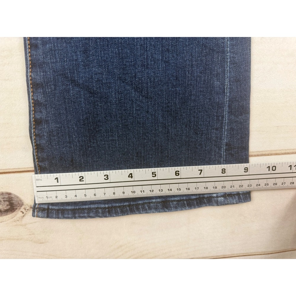 7 For All Mankind Jeans Womens 26 High Waist Ali Flare Jeans Dark Wash - Picture 8 of 11